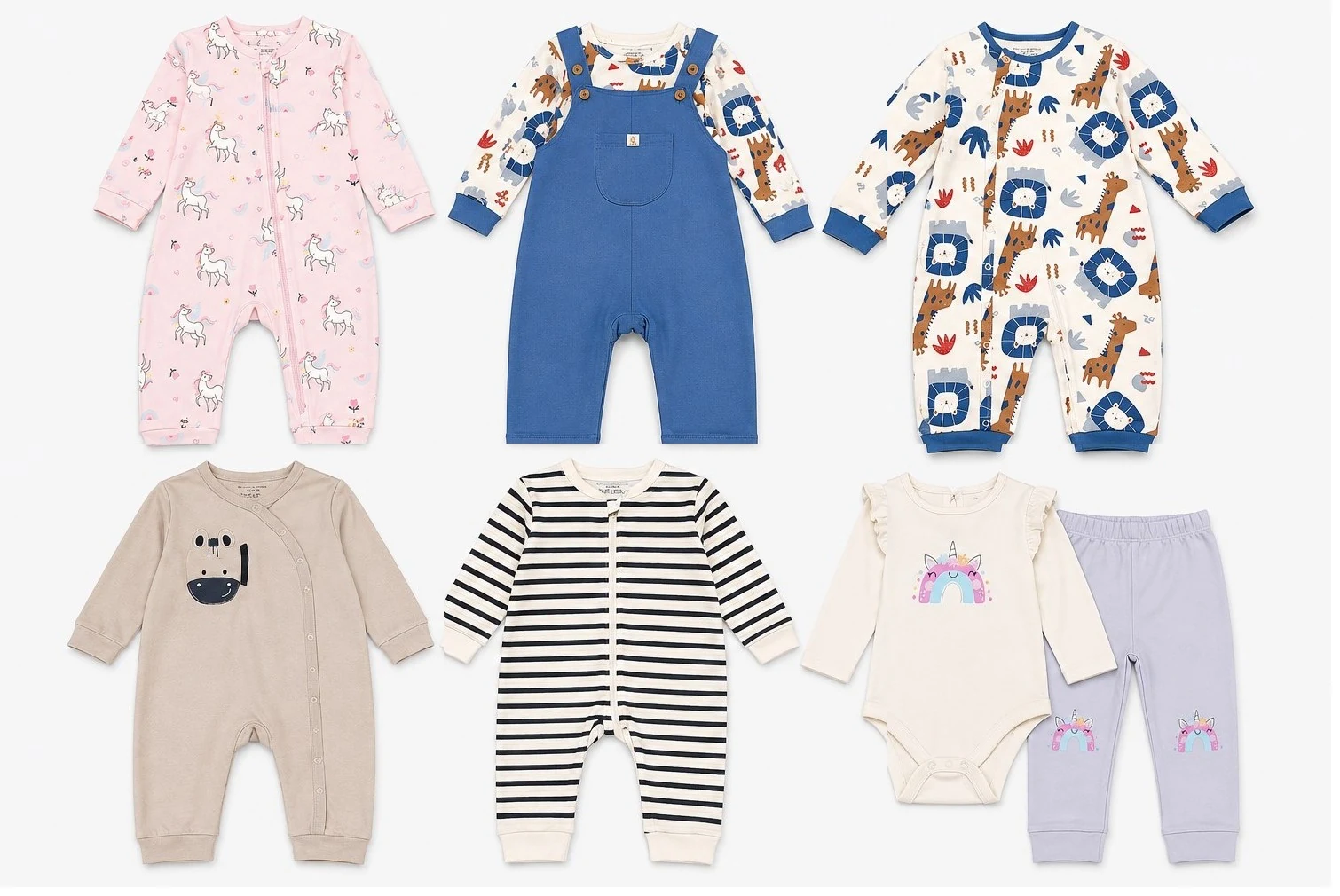 Baby collection garment range manufactured by Elsayaad Tricot Co.