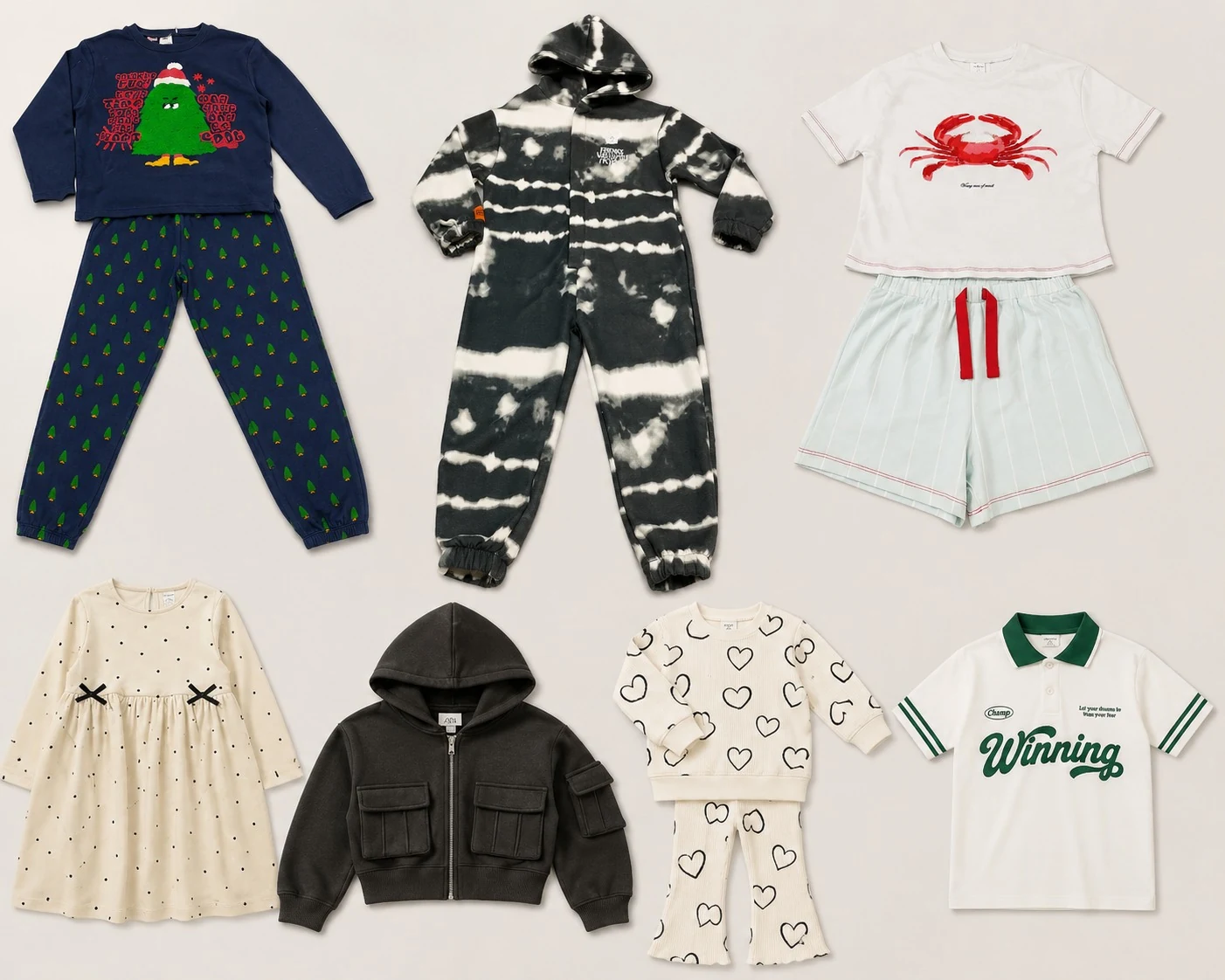 Kids collection garment range manufactured by Elsayaad Tricot Co.